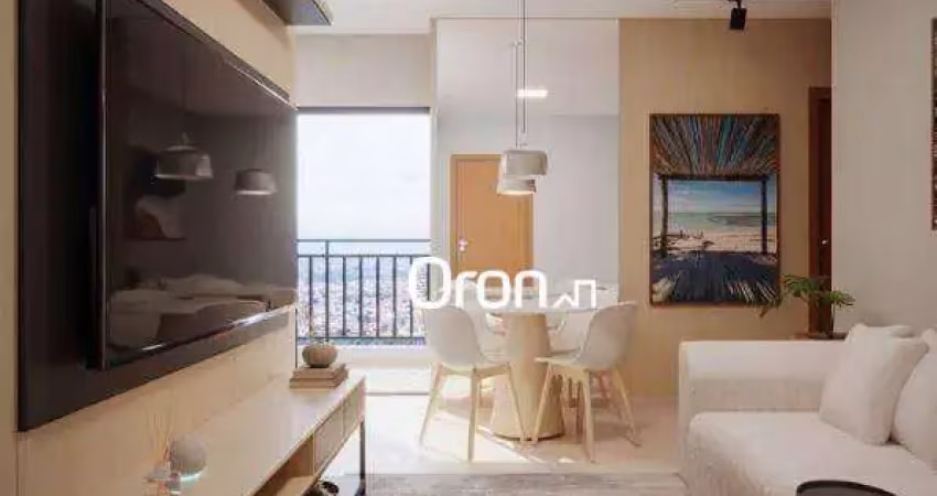 Apartamento garden com 2 dormitórios à venda, 62 m² por r$ 290.000,00 - chácaras mansões rosas de ouro - goiânia/go