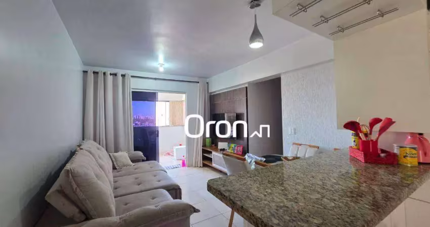 Apartamento com 3 dormitórios à venda, 76 m² por r$ 495.000,00 - setor negrão de lima - goiânia/go