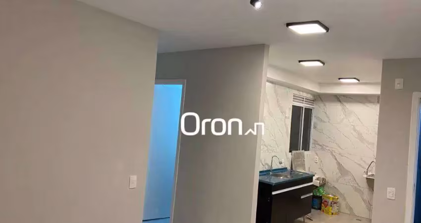 Apartamento com 2 dormitórios à venda, 42 m² por r$ 211.000,00 - residencial barcelona - goiânia/go