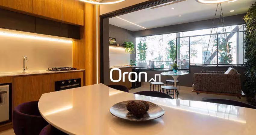 Flat com 1 dormitório à venda, 54 m² por r$ 645.000,00 - setor bueno - goiânia/go
