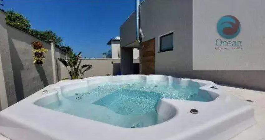 Ocean Vende: Inoã, Condomínio, Casa  04 quartos, sendo 2 suítes, closet, área gourmet e Jacuzzi.