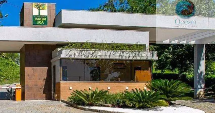 Ocean vende: marica, condomínio jardim ubá, alto padrão, terreno plano 395m².