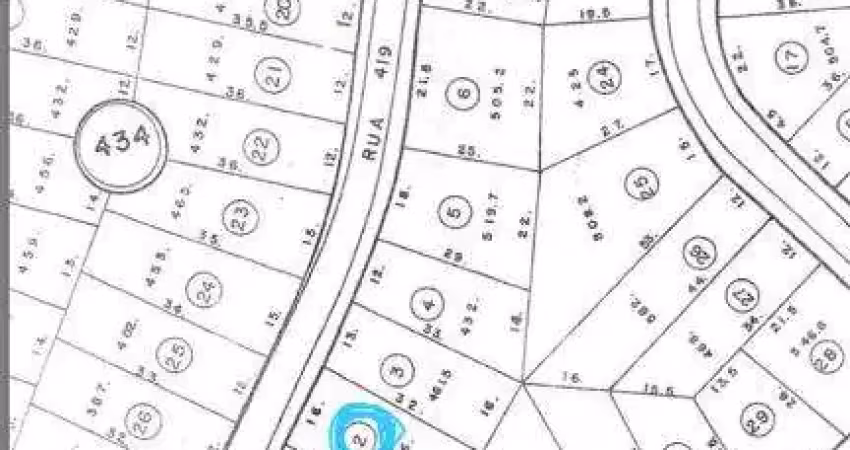 Ocean vende: piratininga, cafuba, terreno 510m², aclive, frente e fundos 16m, laterais 31m