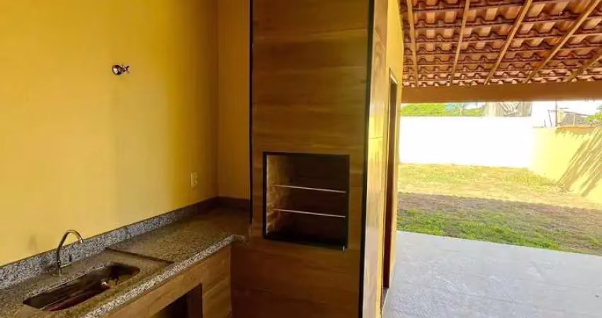 Ocean vende:  itaipuaçu, casa 3 quartos, sendo 1 suíte, conceito aberto, churrasqueira,  blindex