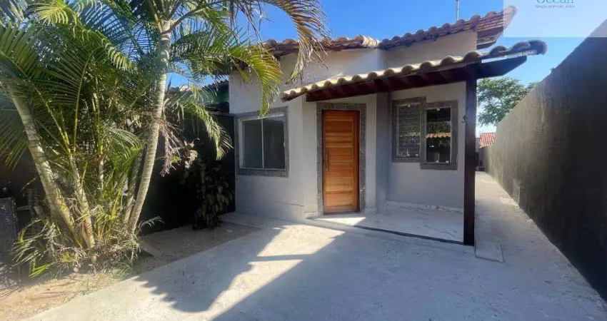 Ocean vende: itaipuaçu, casa 2 quartos, sendo 1suíte, closet, coz. americana, garagem.