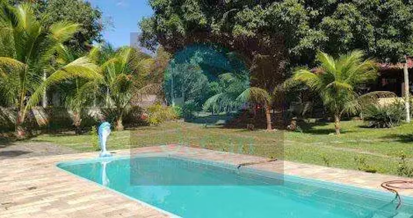 Ocean vende: Itaocaia Valley Área de 5.000 metros casa grande com varandas, piscina, campo futebol