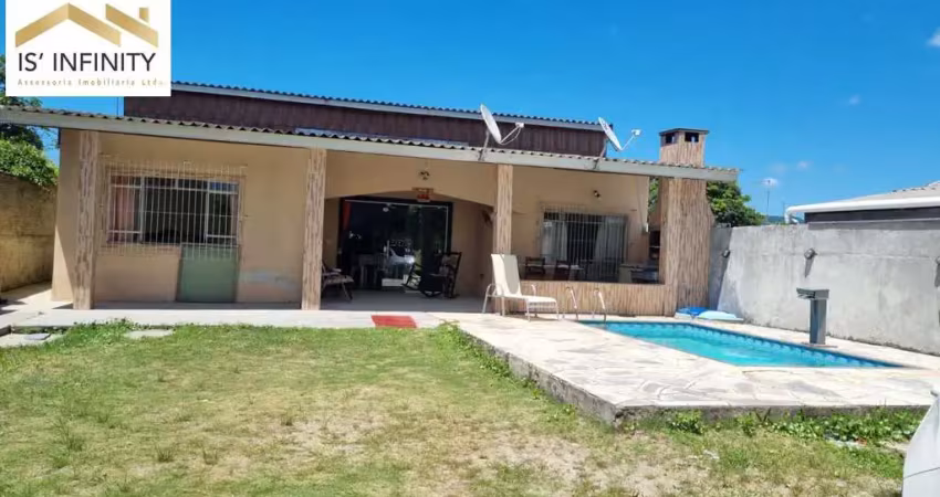 Casa/temporada/matinhos/praia á 100km s.josé/curitiba/400m do mar/ r$1000 a diar