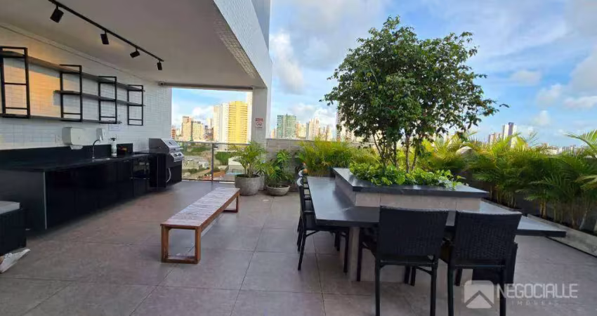 Apartamento com 2 dormitórios à venda, 54 m² por r$ 462.655,81 - bessa - joão pessoa/pb