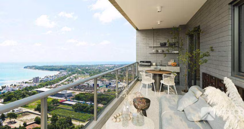 Apartamento com 3 dormitórios à venda, 97 m² por R$ 976.908 - Altiplano Cabo Branco - João Pessoa/PB