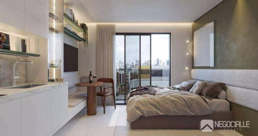 Apartamento com 1 dormitório à venda, 18 m² por R$ 370.000,00 - Bessa - João Pessoa/PB