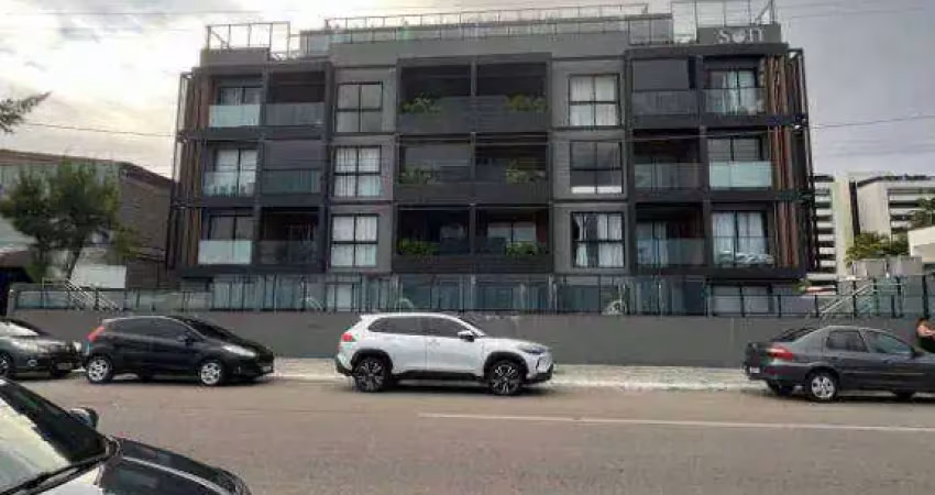 Apartamento com 1 dormitório para alugar, 30 m² por r$ 3.175,00/mês - ponta de campina - cabedelo/pb