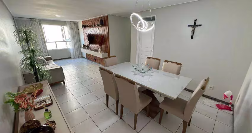 Apartamento com 3 quartos, sendo 1 suíte, à venda, 90 m² por r$ 400.000 - catolé - campina grande/pb