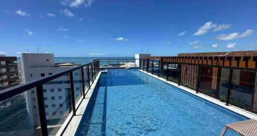 Apartamento com 2 dormitórios à venda, 54 m² por r$ 650.000 - ponta de campina - cabedelo/pb