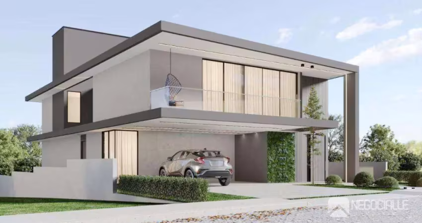 Casa com 4 dormitórios à venda, 390 m² por r$ 2.200.000 - condomínio atmosphera eco residence - lagoa seca/pb