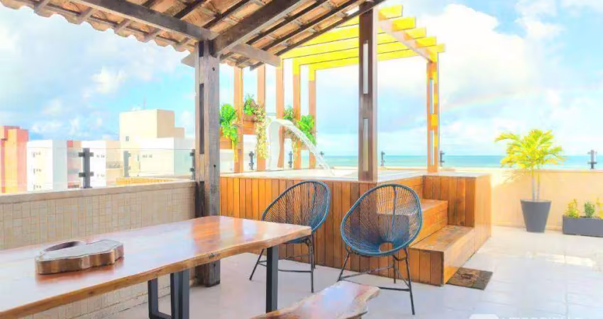 Cobertura duplex com 4 dormitórios à venda, 325 m² por r$ 1.850.000 - intermares - cabedelo/pb -  ilhas dos mares