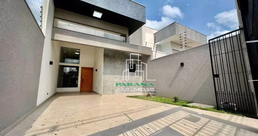 Casa com 3 dormitórios à venda, 116 m² por r$ 625.000,00 - jardim monte rei - maringá/pr