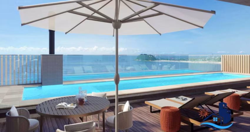 COBERTURA 345,19 m² 5 SUITES 4 VAGAS E SPA  FRENTE MAR EM GUARATUBA-PR
