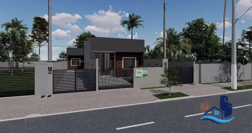 Casa térrea 2 quartos balneário rivieira matinhos-pr