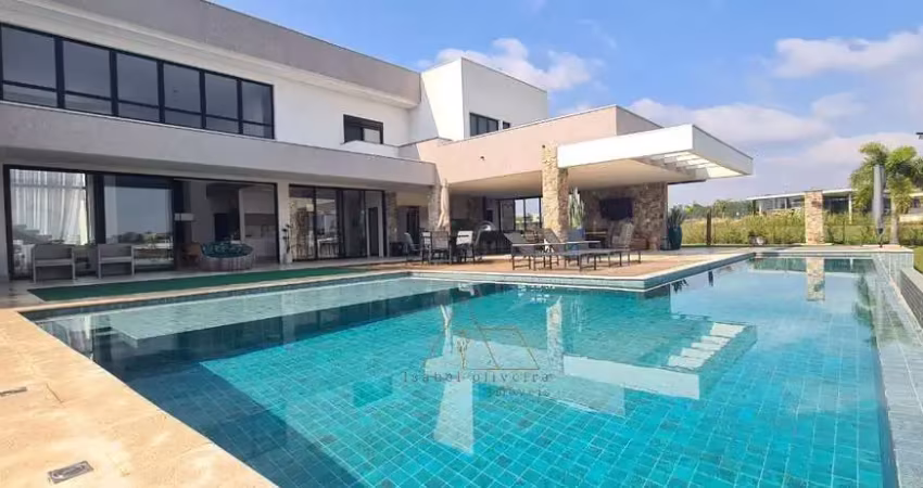 Luxuosa casa em condomínio à venda em itu-sp, condomínio terras de são jose ii .  6 suítes, 2 salas, 8 banheiros, 4 vagas, 700m² de área!