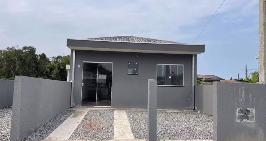 Casa com 3 dormitórios à venda, 58 m² por r$260.000,00 - cambiju - itapoá/sc