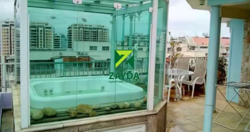 Excelente cobertura à venda na barra da tijuca - 3 quartos, 1 suíte, 2 vagas de garagem e 200m² de área - rio de janeiro-rj