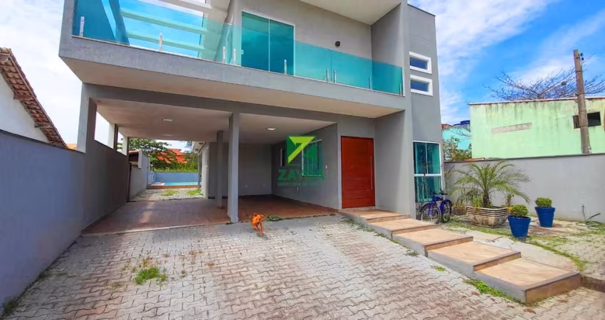 Casa à venda em Rio das Ostras-RJ, Jardim Miramar: 4 quartos, 2 suítes, 2 salas, 5 banheiros, 5 vagas, 383m²!