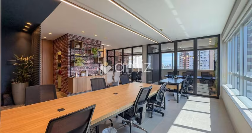 Sala comercial mobiliada, 74,00m² - Euro Working Concept - Setor Oeste