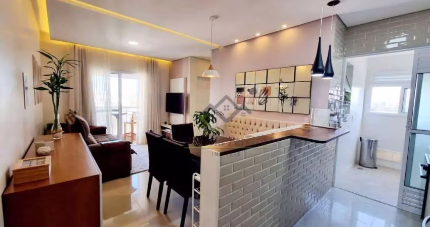 Apartamento com 2 dormitórios para alugar, 65 m² por r$ 3.500,01/mês - cézar de souza - mogi das cruzes/sp