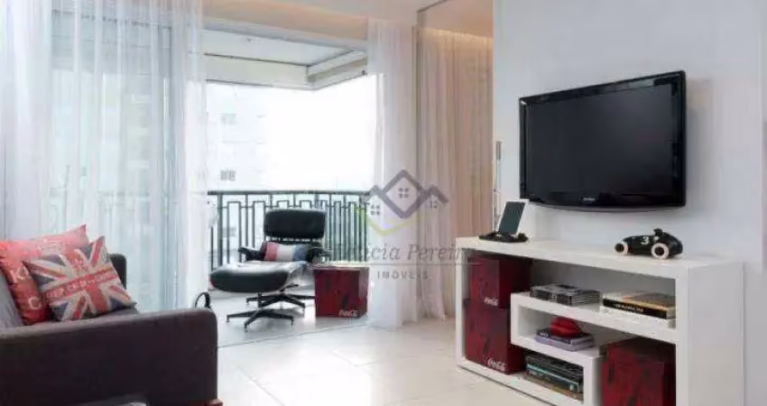 Apartamento com 1 dormitório para alugar, 50 m² por R$ 7.609/mês - Alphaville Conde II - Barueri/SP