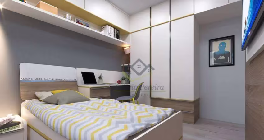 Apartamento com 2 dormitórios à venda, 48 m² por r$ 450.000 - vila oliveira - mogi das cruzes/sp