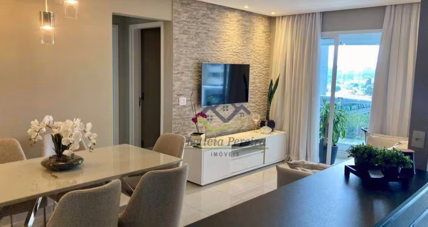 Apartamento com 2 dormitórios para alugar, 70 m² por R$ 9.500/mês - Alphaville - Barueri/SP