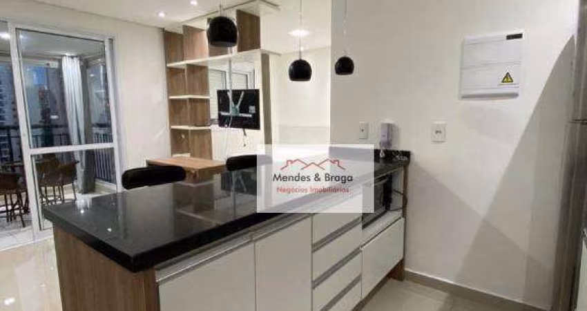 Studio com 1 dormitório para alugar, 38 m² por R$ 3.345,23/mês - Maia - Guarulhos/SP