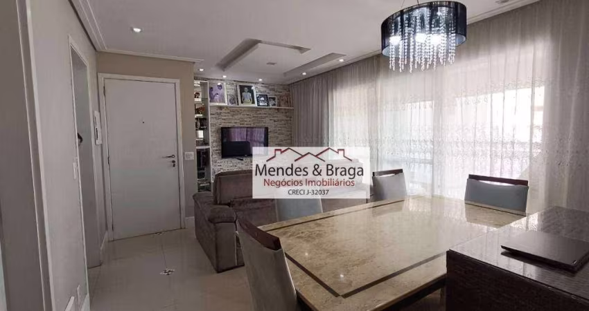 Apartamento com 3 dormitórios à venda, 86 m² por R$ 930.000,00 - Vila Augusta - Guarulhos/SP