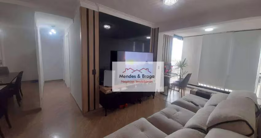 Apartamento à venda, 76 m² por r$ 520.000,00 - picanço - guarulhos/sp
