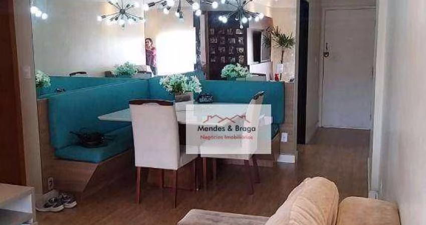 Apartamento com 2 dormitórios à venda, 75 m² por R$ 420.000,00 - Gopoúva - Guarulhos/SP