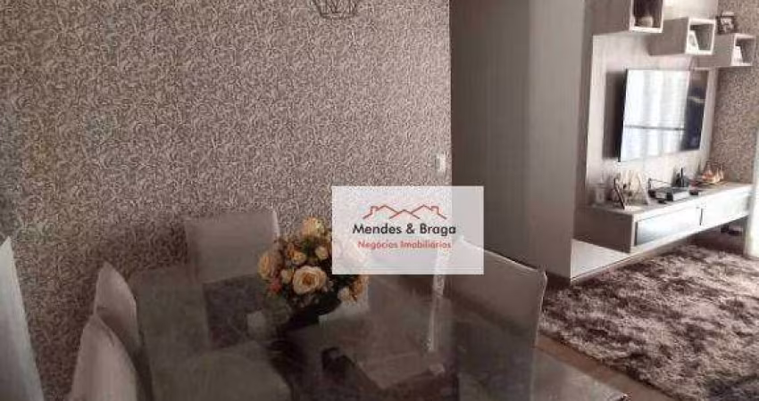 Apartamento com 3 dormitórios à venda, 64 m² por R$ 530.000,00 - Ponte Grande - Guarulhos/SP