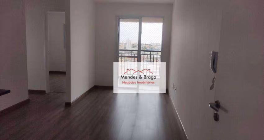 Apartamento com 2 dormitórios, 46 m² - venda por R$ 420.000,00 ou aluguel por R$ 2.561,24/mês - Vila Galvão - Guarulhos/SP