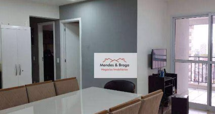 Apartamento com 3 dormitórios à venda, 81 m² por R$ 750.000,00 - Jardim Flor da Montanha - Guarulhos/SP