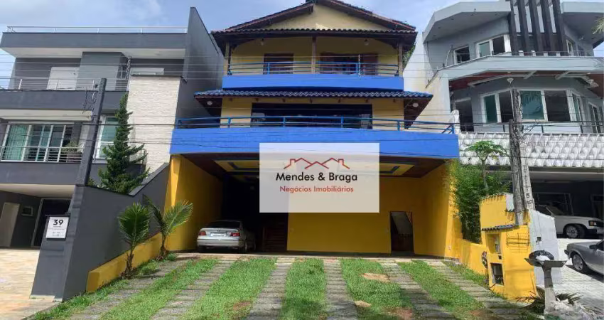 Casa com 4 dormitórios à venda, 420 m² por r$ 1.550.000,00 - aruã - mogi das cruzes/sp