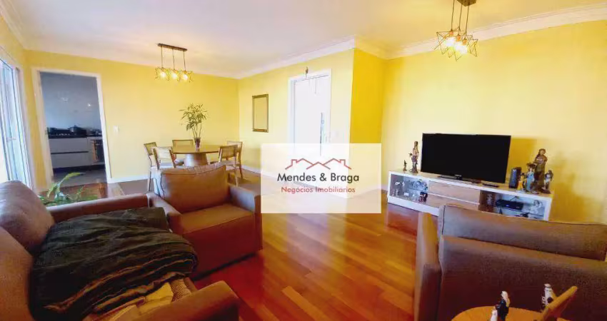 Apartamento com 3 dormitórios à venda, 163 m² por r$ 1.697.000,00 - vila rosália - guarulhos/sp