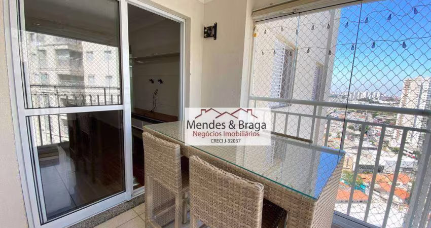 Apartamento com 3 dormitórios à venda, 75 m² por R$ 680.000,00 - Vila Augusta - Guarulhos/SP