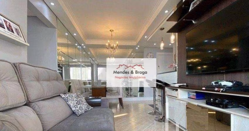 Apartamento com 2 dormitórios à venda, 61 m² por R$ 583.900,00 - Vila Augusta - Guarulhos/SP