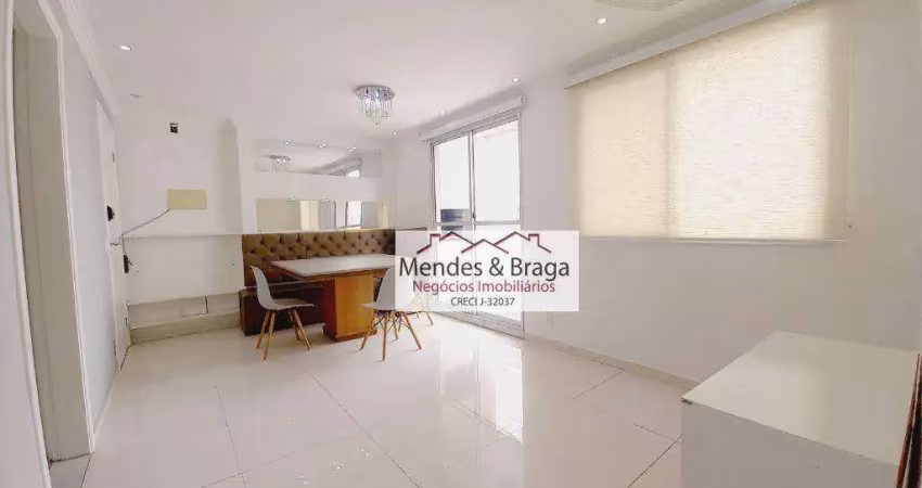 Apartamento com 3 dormitórios à venda, 67 m² por r$ 490.000,00 - vila das bandeiras - guarulhos/sp