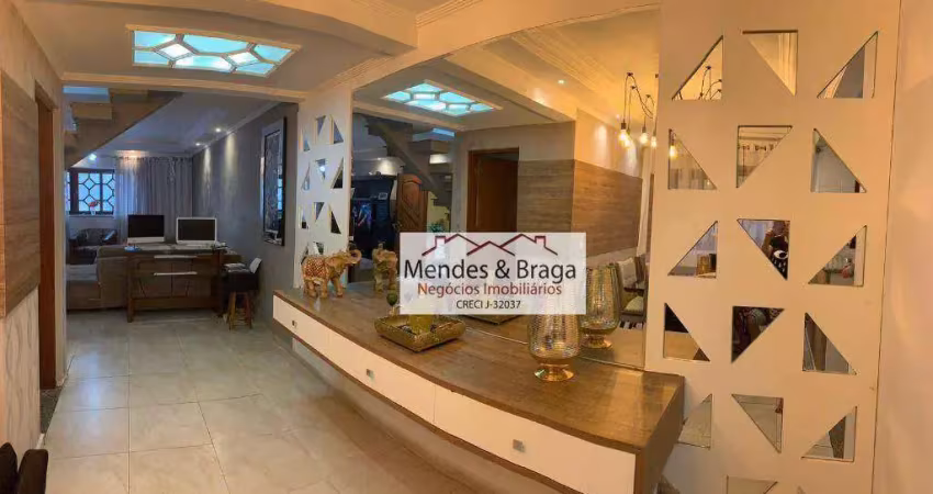 Sobrado com 3 dormitórios à venda, 180 m² por R$ 920.000,00 - Vila Augusta - Guarulhos/SP