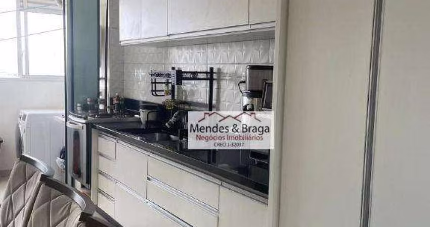 Apartamento com 2 dormitórios à venda, 53 m² por R$ 425.000,00 - Vila Paulista - Guarulhos/SP