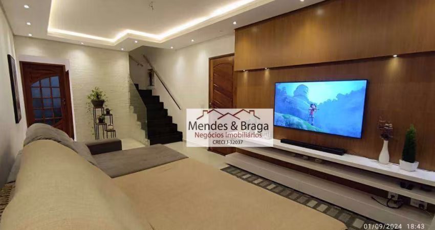 Sobrado com 3 dormitórios à venda, 132 m² por R$ 805.600,00 - Vila Rosália - Guarulhos/SP