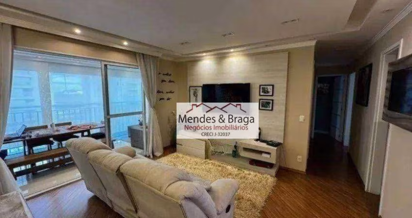 Apartamento com 3 dormitórios à venda, 110 m² por R$ 1.350.000,00 - Vila Augusta - Guarulhos/SP