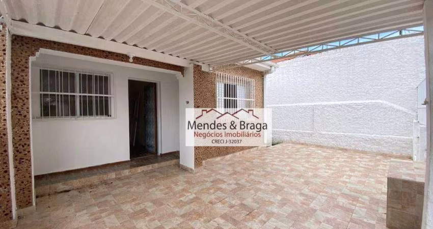Casa com 2 dormitórios para alugar, 110 m² por R$ 3.050,00/mês - Vila Augusta - Guarulhos/SP