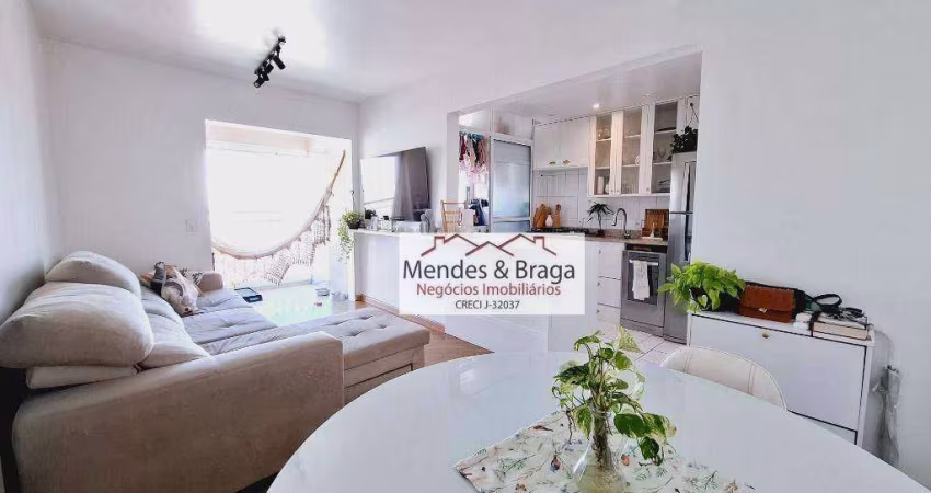 Apartamento com 2 dormitórios à venda, 64 m² por R$ 659.000,00 - Vila Augusta - Guarulhos/SP