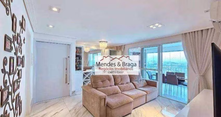 Apartamento com 3 dormitórios à venda, 110 m² por R$ 1.265.000,00 - Vila Augusta - Guarulhos/SP
